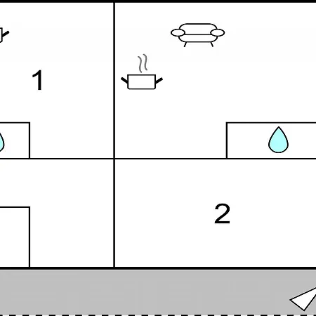 アパート Two-bedroom In オレビック